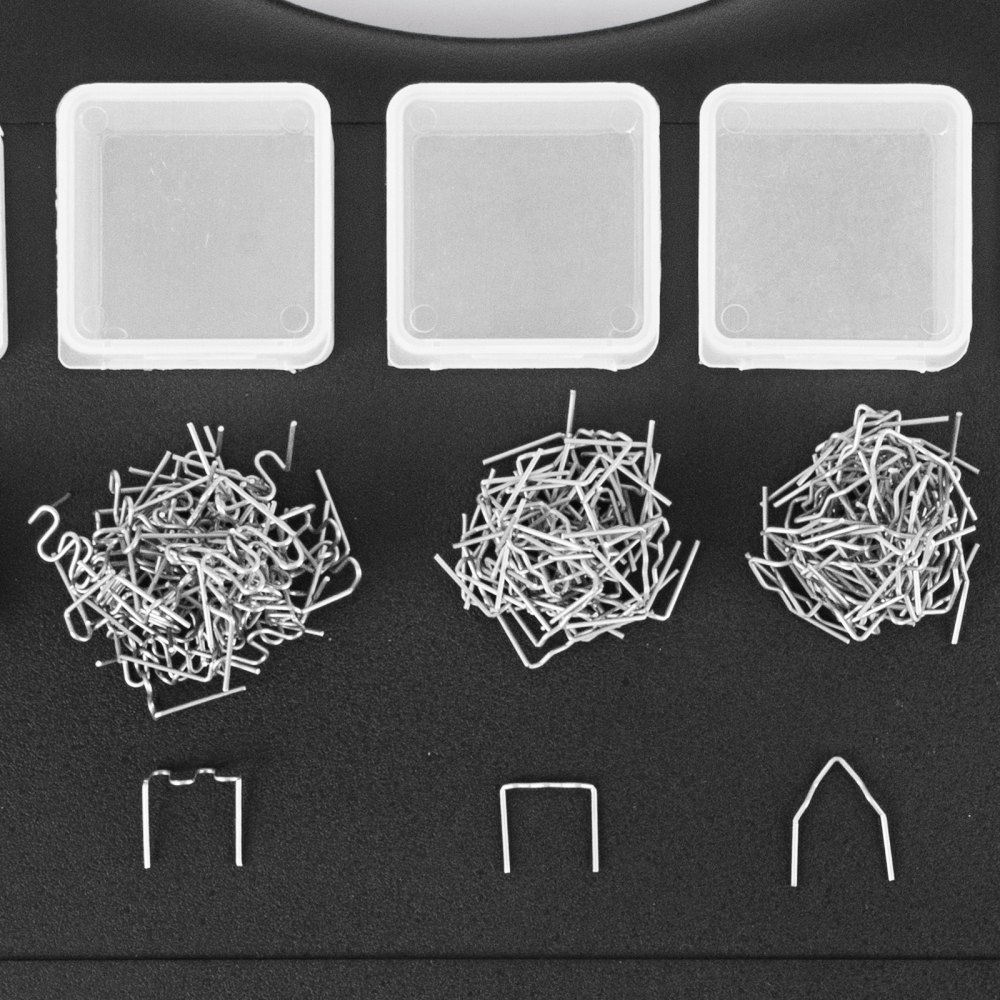 Saldatrice Pistola Plastica Riparazione Kit Auto Paraurti Con 205 Staples