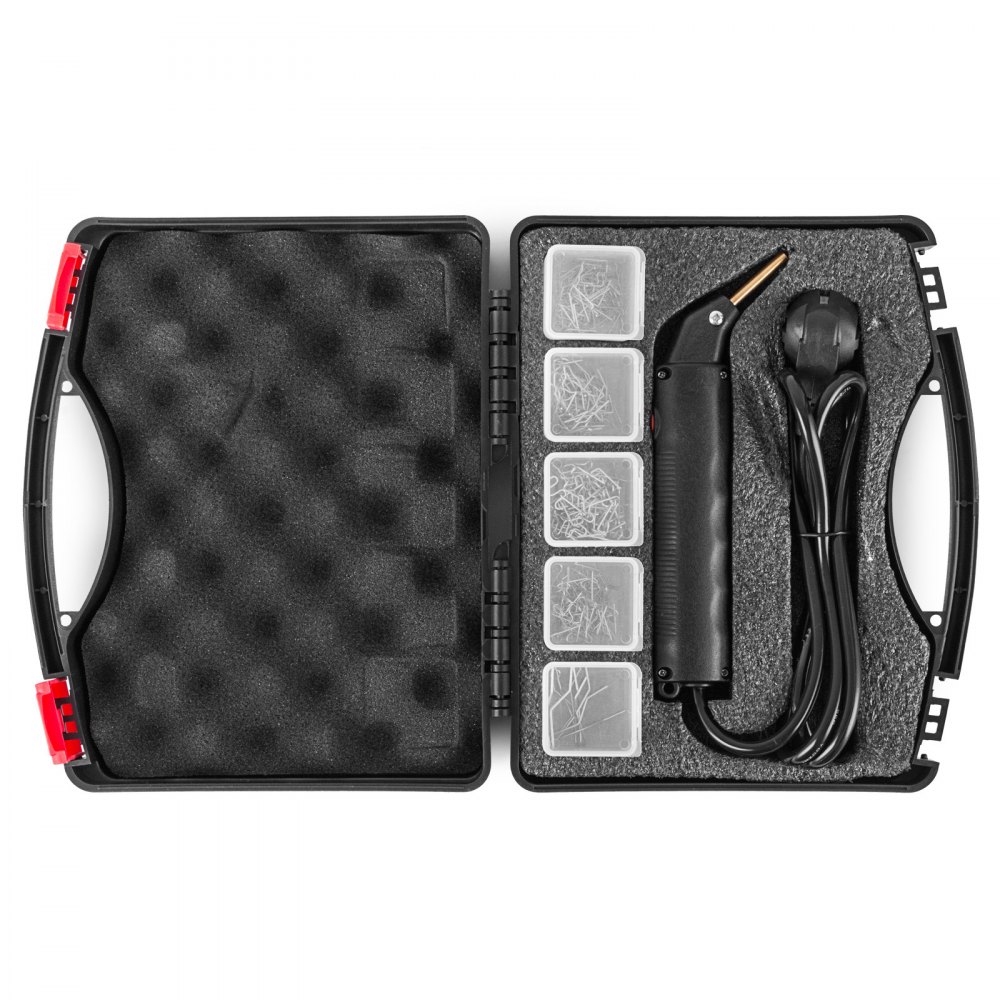 Saldatrice Pistola Plastica Riparazione Kit Auto Paraurti Con 205 Staples