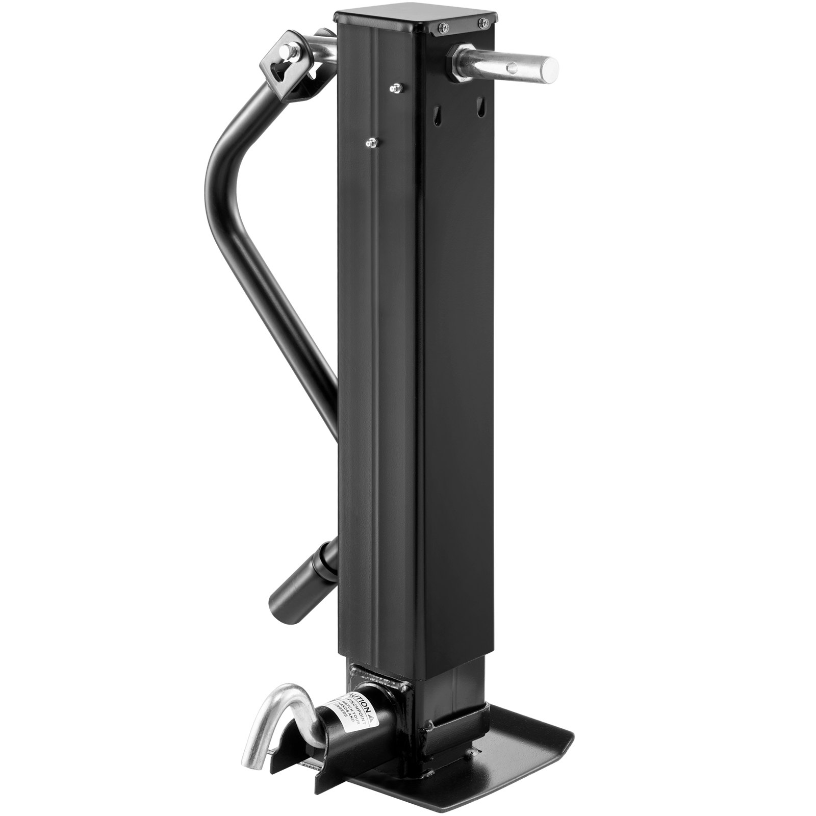 VEVOR Martinetto per Rimorchio, Martinetto con Linguetta per Rimorchio Capacità Carico 5443kg, Martinetto Supporto per Rimorchio con Maniglia per Sollevamento di Rimorchi per Camper, Yacht, Auto