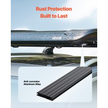 VEVOR Portapacchi Durevole da Tetto da Auto 1216 x 1020 x 142 mm Capacità 68 kg