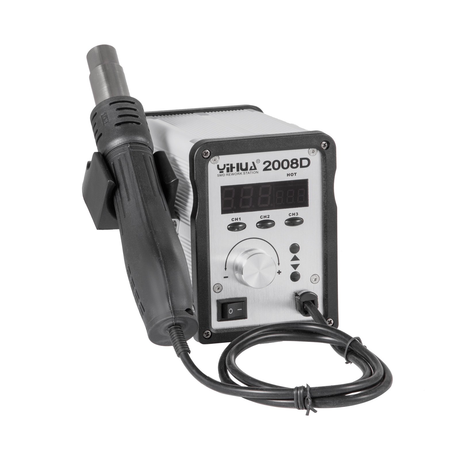 Yihua-2008d Stazione Saldante Pistola Ad Aria Calda 4 Ugelli 650w 100-500℃