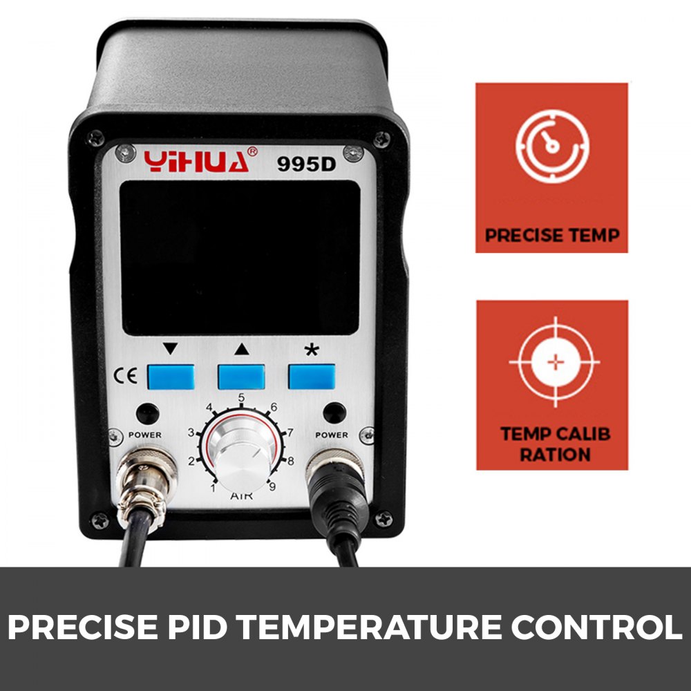 Yihua 995d 2-in-1 Stazione Saldante Saldatore A Stagno Dissaldante Aria Calda