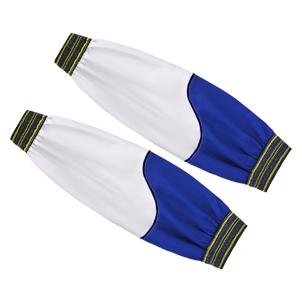 VEVOR Manicotti da Lavoro Ignifughi per Saldatura Manicotti per Saldatore in Pelle Pecora Cotone Ignifugo con Polsini Elastici per Saldatura, Fabbro Falegnameria, Braccio Protettivo da Lavoro