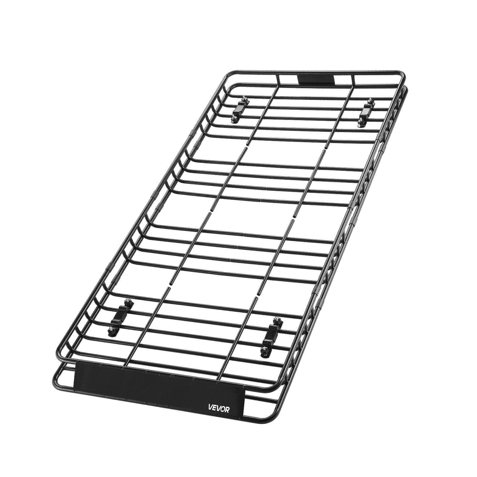 VEVOR Portapacchi Valiglie da Tetto Auto 2120x990x105 mm Borsa Impermeabile Rete Cinghe a Cricchetto, Carico 113,4 kg, Portabagagli Barra Trasversale, Universale per SUV Furgoni, da Campeggio Viaggio