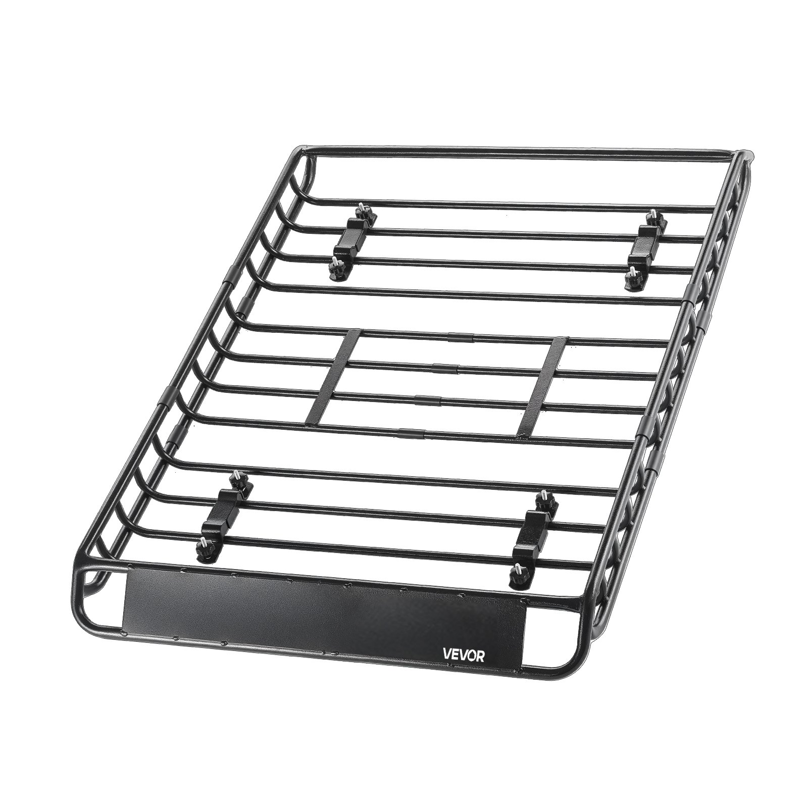 VEVOR Cesto Portapacchi da Tetto Auto, Portapacchi da Tetto 1300 x 910 x 105 mm con Borsa Portaoggetti Rete Cinghie a Cricchetto, Capacità di Carico max 90,7 kg Portabagagli per Veicoli, Auto SUV,