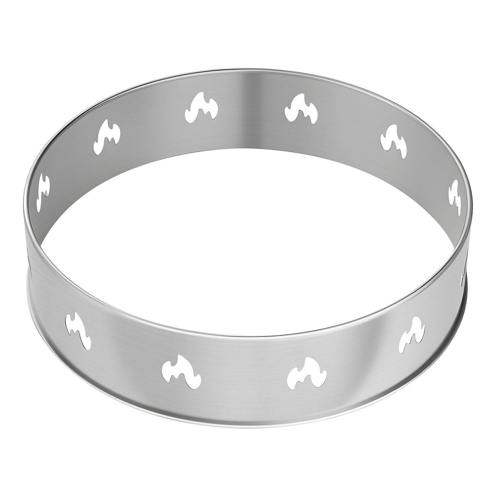 VEVOR Supporto per Braciere per Falò, con Stufa Singola, Anello per Braciere Senza Fumo da 49,5 cm, Accessorio per Telaio di Supporto in Acciaio inox, Supporto Portatile per Campeggio all'Aperto