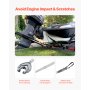 VEVOR Protezione per Poppa, Kit di Utensili Protezione per Poppa per Barche Regolabile da 60,96-91,44 mm Resistente alla Corrosione, per Motori Fuoribordo Sotto 100 CV Adatta a Scooter e Rimorchi