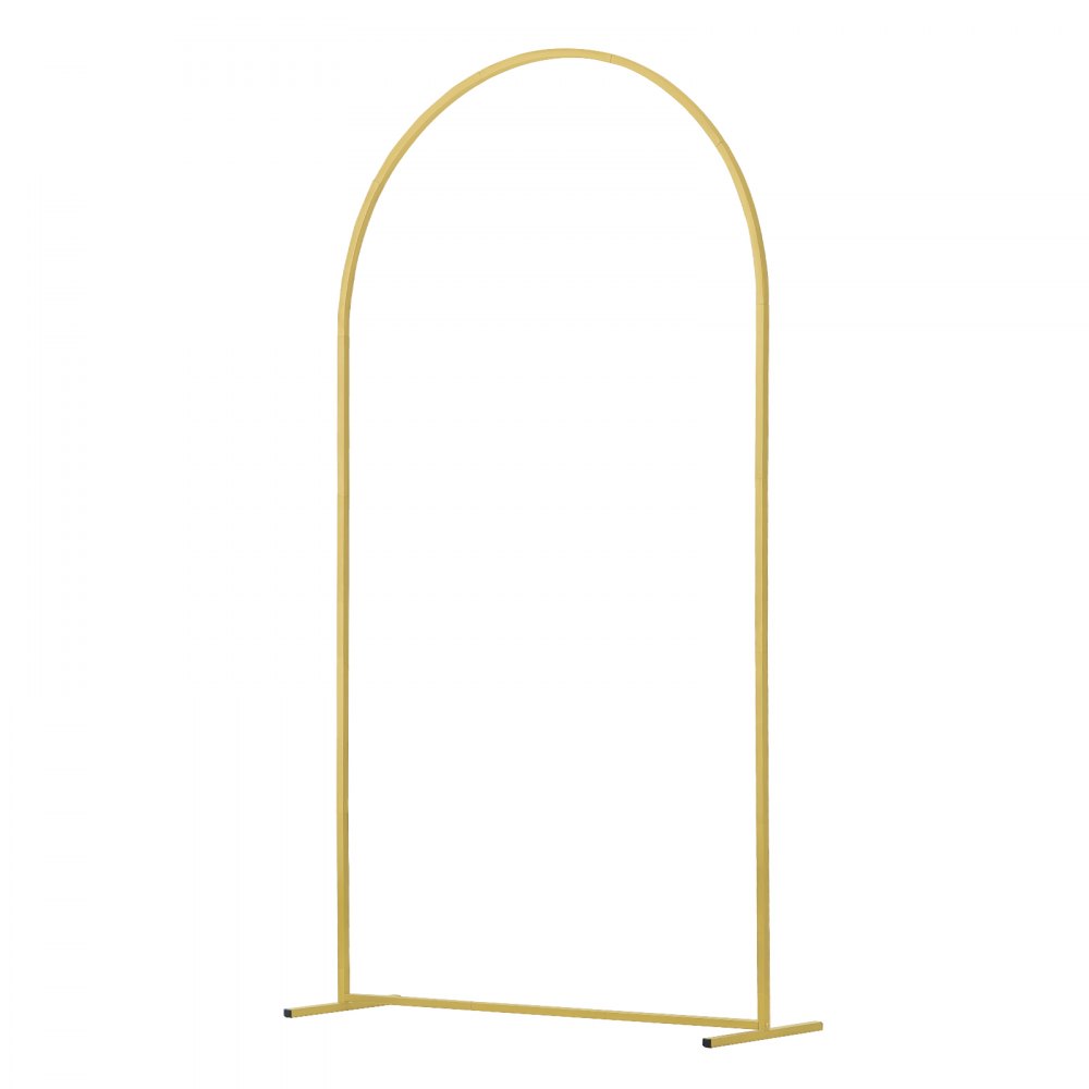 VEVOR Supporto Dorato per Fondale ad Arco per Matrimonio, 1205/1005/1410 mm, Set di 3 Supporti Metallo con Collegamento a Custodia e Barra Trasversale del Telaio, per Compleanni Celebrazioni Vacanze
