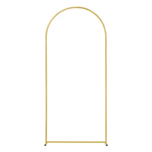 Kit Supporto Per Sfondo Regolabile 2,7m - Arco Quadrato Per Matrimoni, Feste E Cabina Fotografica (Struttura Dorata)