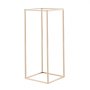 VEVOR Supporto per Fiori da Matrimonio 10 Pezzi da 60 cm, Supporto per Fiori con Vite Nascosta, Espositore Floreale Cubico Rettangolare per Matrimoni, Feste, Compleanni, Casa, Oro Francese