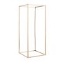 VEVOR Supporto per Fiori da Matrimonio 10 Pezzi da 60 cm, Supporto per Fiori con Vite Nascosta, Espositore Floreale Cubico Rettangolare per Matrimoni, Feste, Compleanni, Casa, Oro Francese