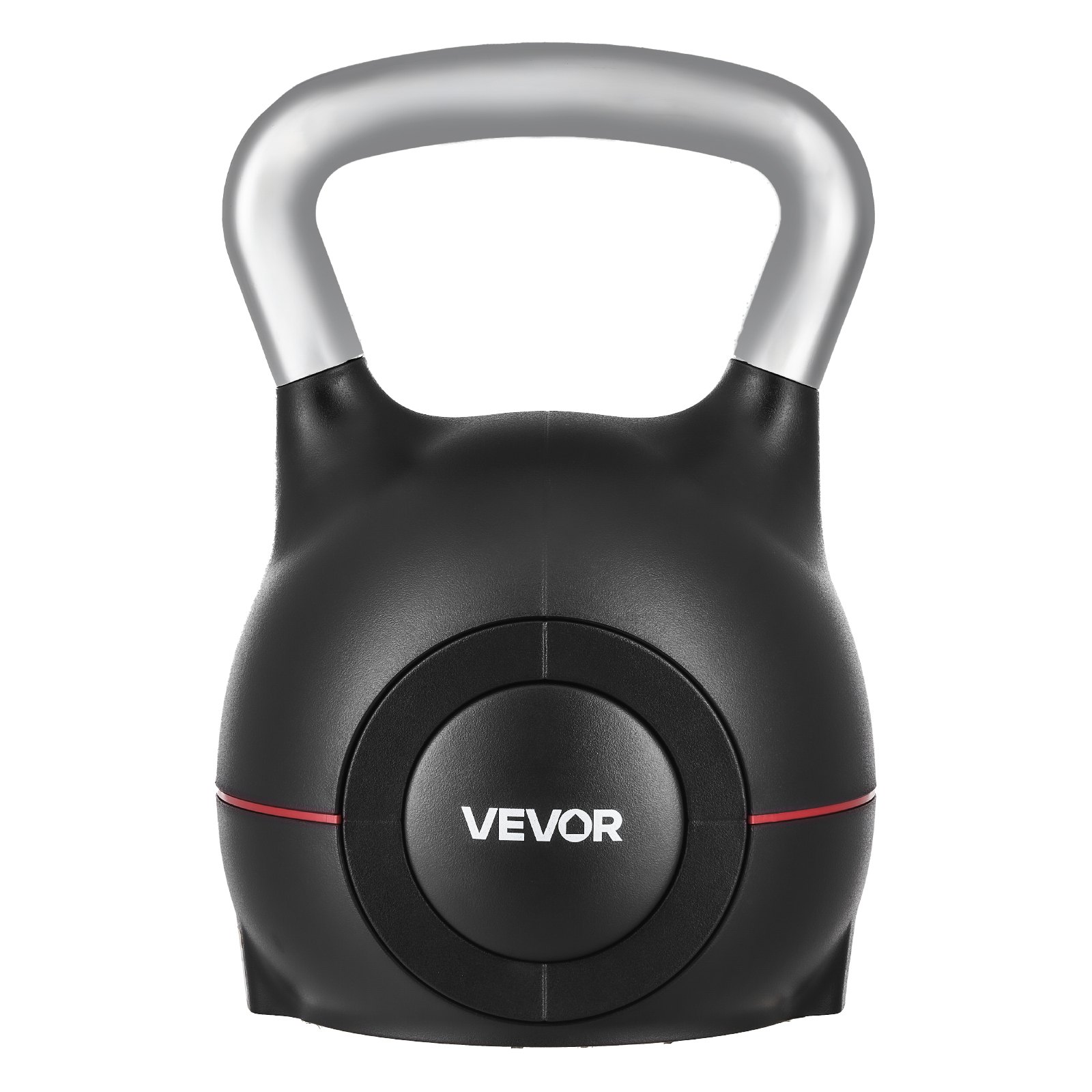 VEVOR Kettlebell Regolabile, con 7 Livelli di Peso 1,5/3/4,5/6/7,5/9/10 kg, Manubrio in ABS e Alluminio Pressofuso per Allenamento della Forza di Presa, Esercizio del Completo del Corpo