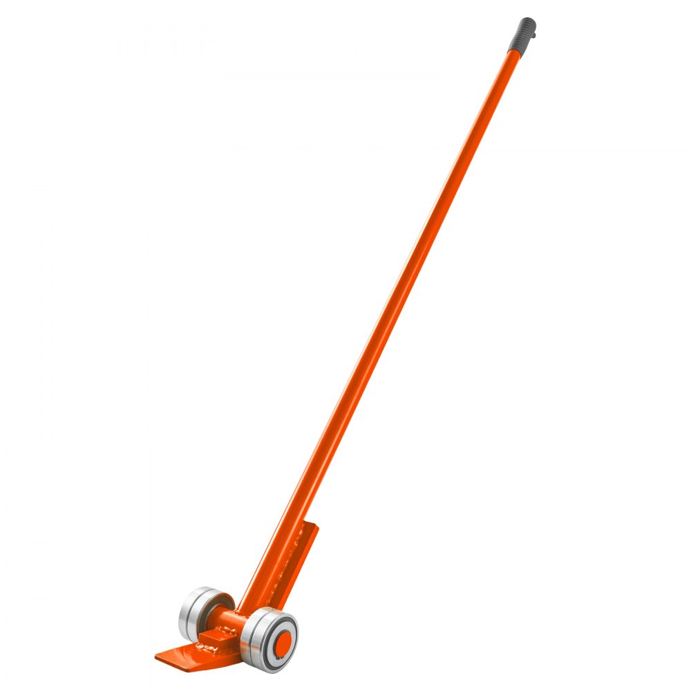 VEVOR Barra di Porco per Carpentiere Carico 2994 kg, Carrello con Leva in Acciaio al Carbonio da 1,4 m, con Ruote per Pallet di Grandi Dimensioni, Oggetti Pesanti, Blocchi di Cemento, Confezione da 2