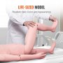 VEVOR Modello di manichino maschile Anatomico Formazione infermieristica Cura del paziente Insegnare pratica
