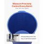 VEVOR Rivestimento per Secchio per Miscelazione Calcestruzzo, 18,9L, Rivestimento Riutilizzabile in Silicone per Miscele di Vernice, Resina Epossidica, Malta, Malta Sottile, Blu con Dosatori Graduati
