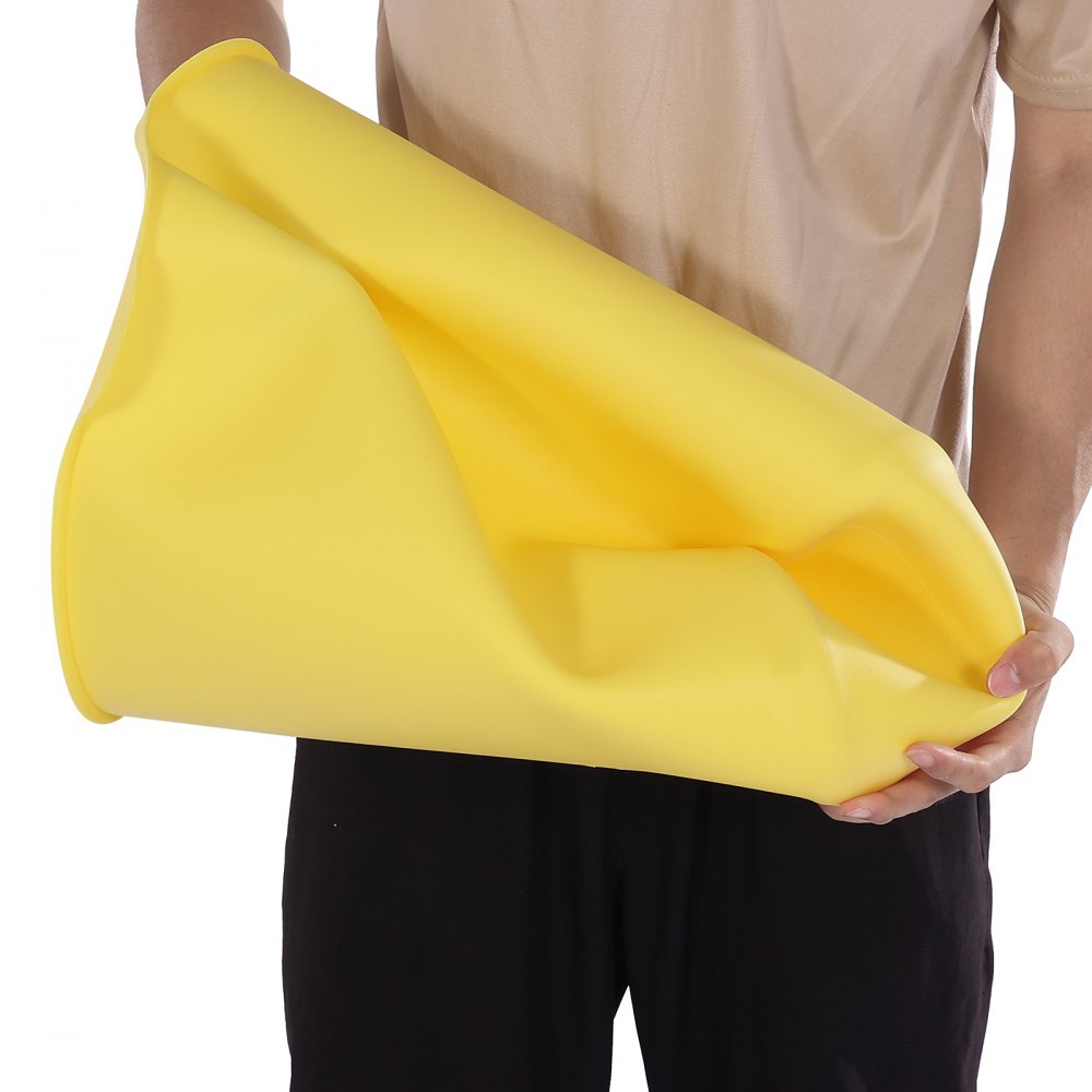 VEVOR Rivestimento per Secchio per Miscelazione Calcestruzzo, 18,9L, Rivestimento Riutilizzabile in Silicone per Miscele di Vernice, Resina Epossidica, Malta, Malta Sottile, 2 pezzi