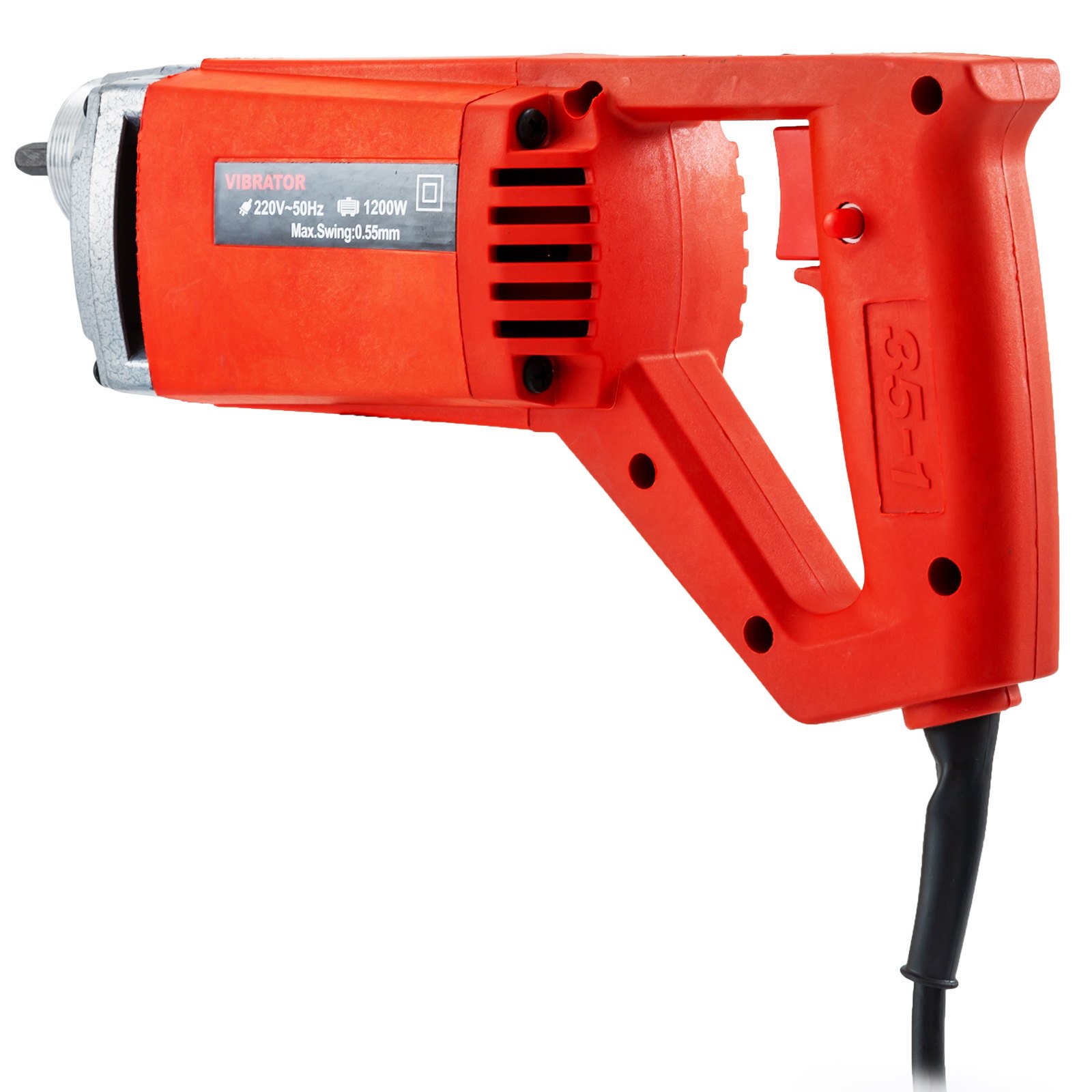 1200w Handheld Vibratore Per Calcestruzzo Cemento Vibrante Elettrico ø35mm 2m