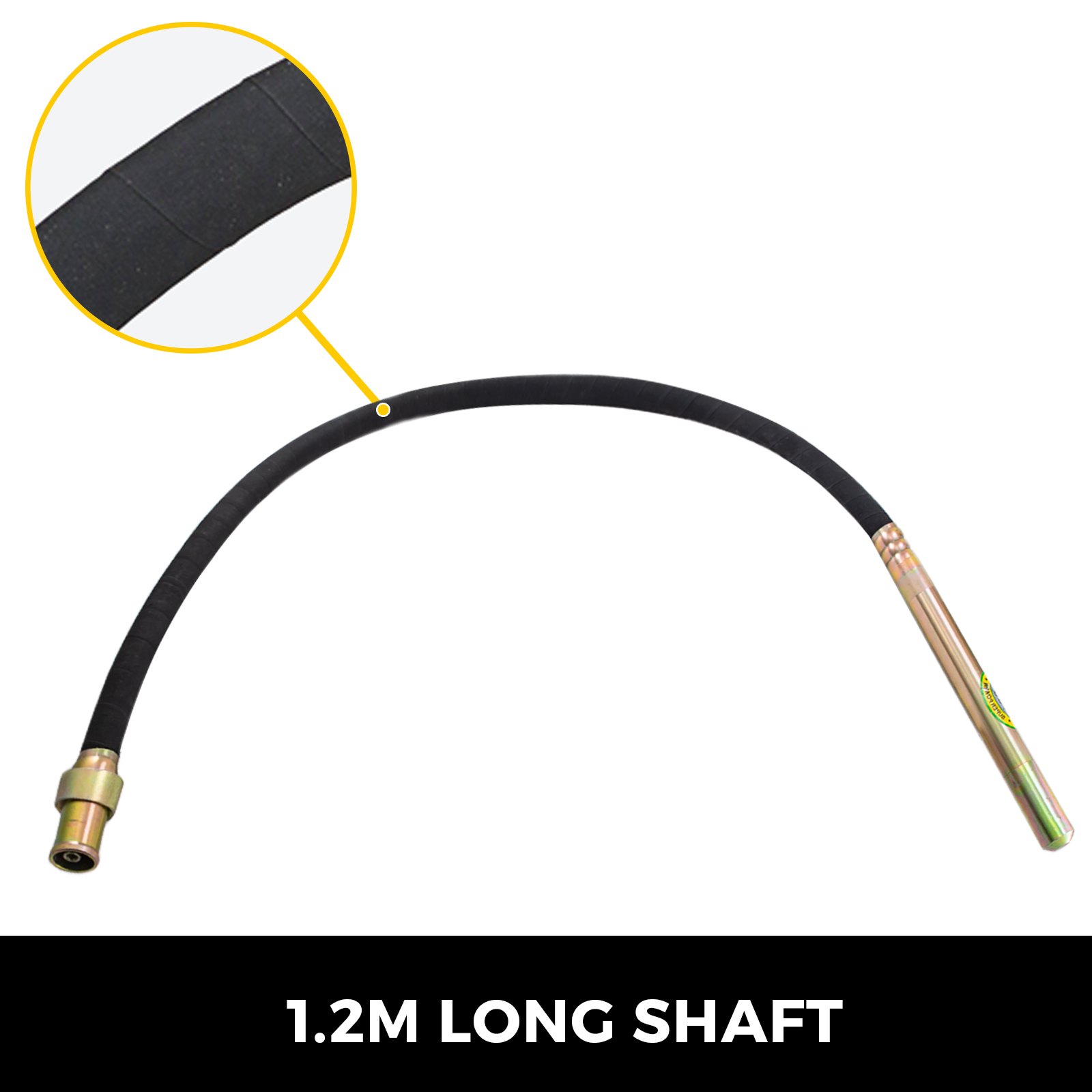 1200w Handheld Vibratore Per Calcestruzzo Cemento Vibrante Elettrico ø35mm 2m