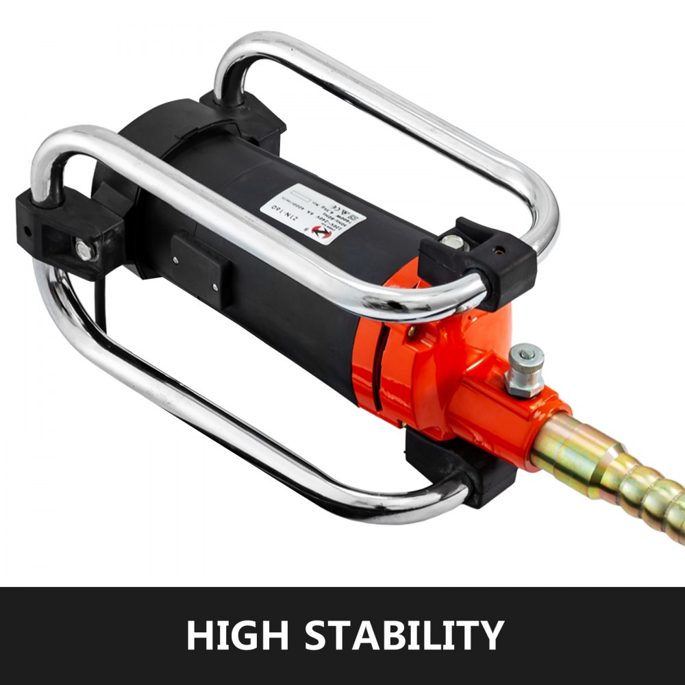 1600w Vibratore Per Calcestruzzo 38mm6m Portatile Confortevole