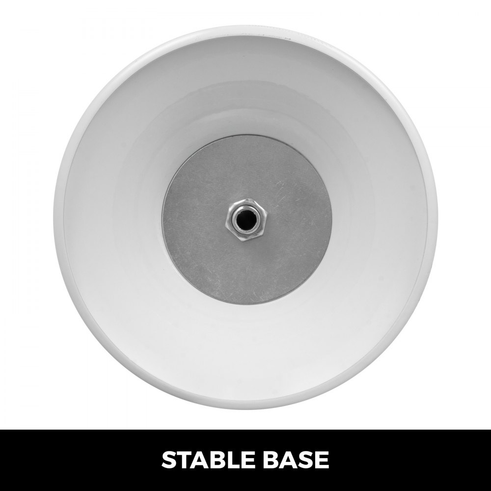 Vaso Da Tromba Centrotavola Metallo Bianco Altezza 56,8cm Matrimonio Festa 11pcs