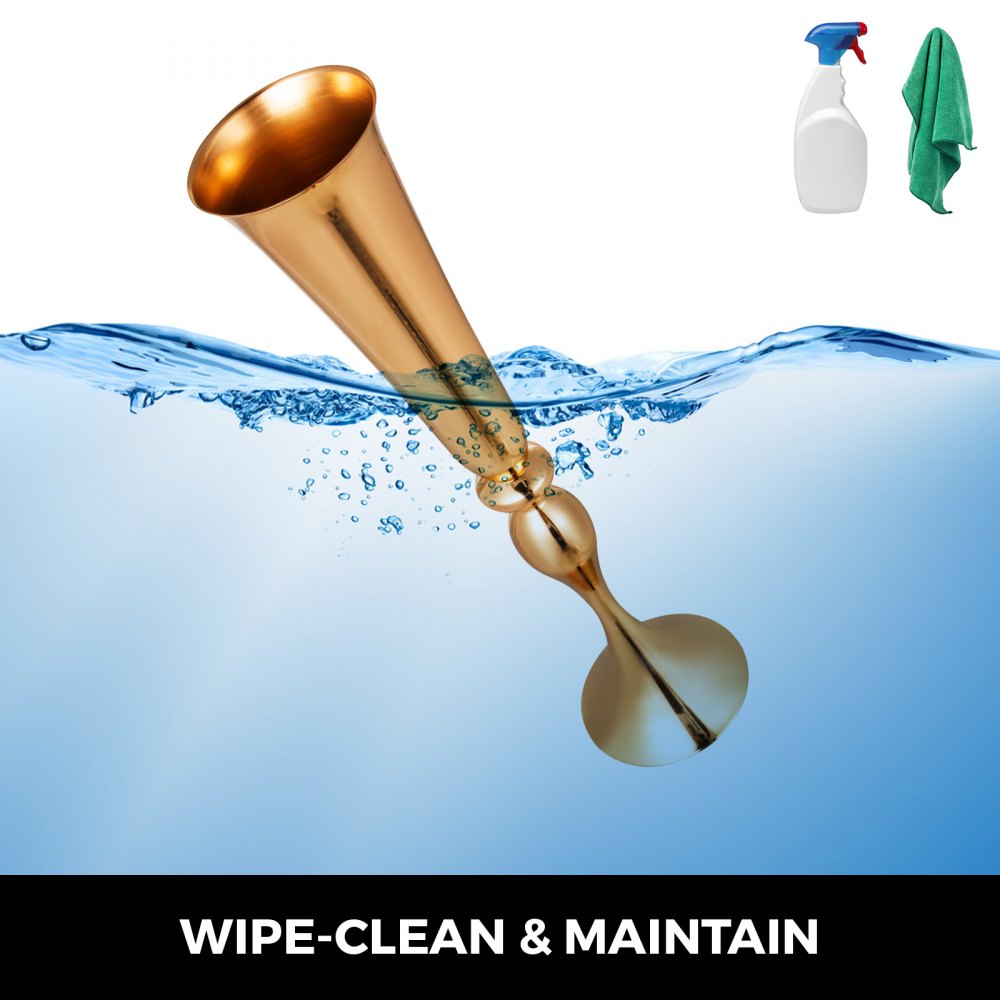 Vaso Alto Oro In Forma Di Tromba φ15cm* 75cm Per Matrimonio Decorazione 11pcs