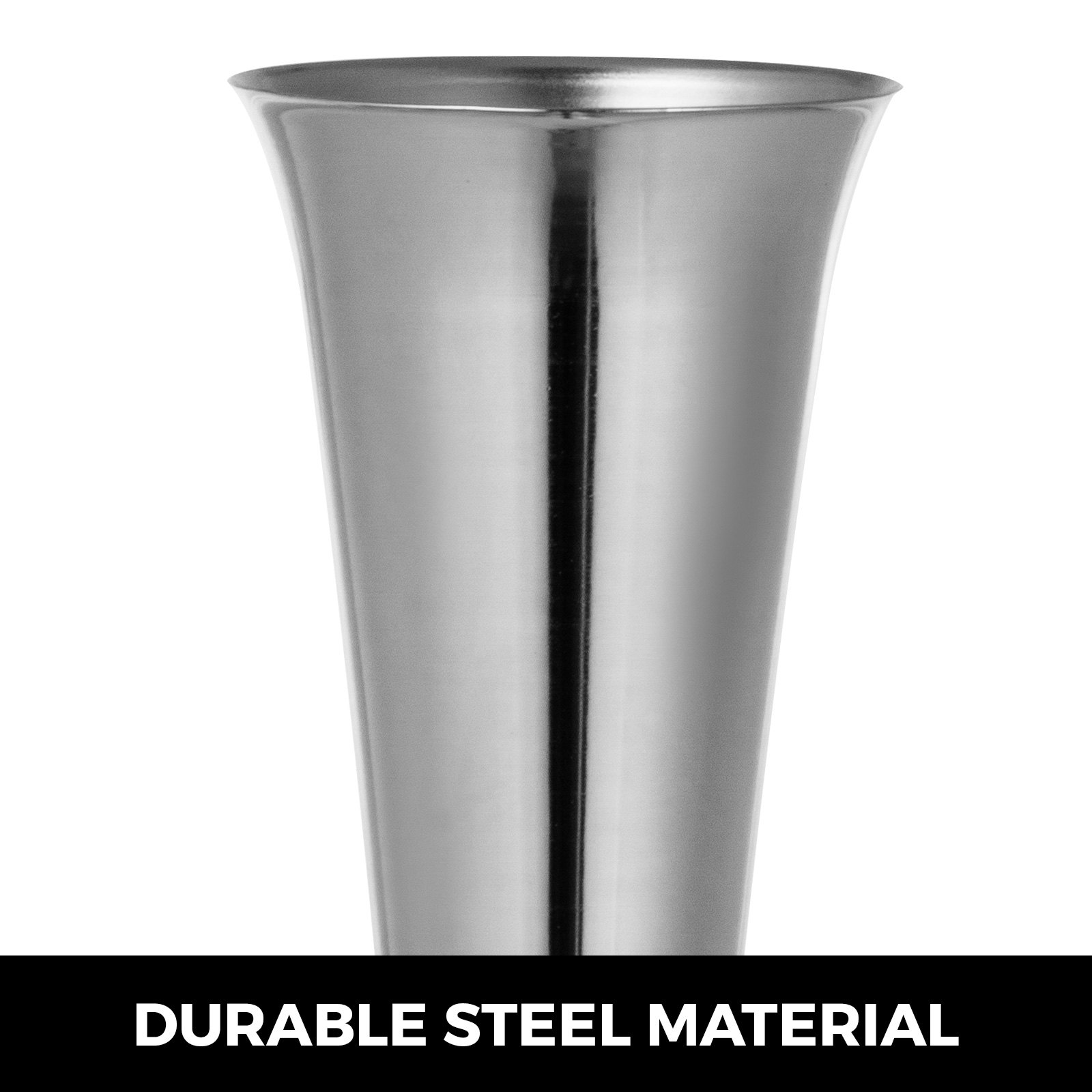 VEVOR 3 Pezzi Vaso da Tromba Altezza 75cm Centrotavola in Metallo per Matrimonio Compleanno Festa Vaso da Tromba da Tavolo in Metallo per Matrimonio Colore Argento