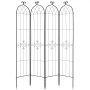 VEVOR Garden Trellis, 220 x 52.5 cm Rose Trellis, 4 Packs Garden Flower Rose Trellises with Powder-Coated Finish & Convenient Locking Design, Plant Support Trellises for Flowers, Vegetables, Roses