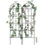 VEVOR Traliccio da Giardino Rampicanti per Piante Fiori in Metallo Antiruggine, Supporto per Traliccio per Rose Rampicanti Esterno, Traliccio Decorativo per Clematide Alta Cortili 51 x 180 cm 2 Pezzi