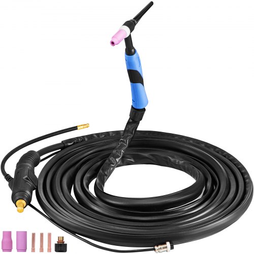 Torcia Per Tig Saldatura Saldatrice 7.6m 125a Tig Impugnatura In Silicone Wp17