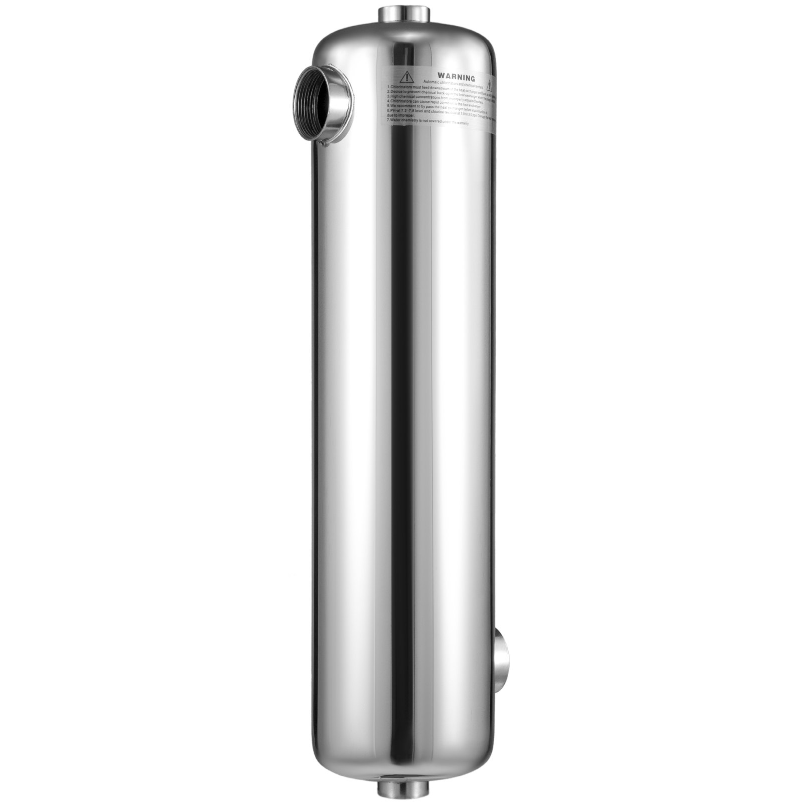 Scambiatore Di Calore 400 Kbtu/h Acciaio Inox Piscine Spa Vasche Idromassaggio