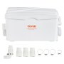 VEVOR Pompa Di Sollevamento Acque Reflue 350 W Portata 6000 L/h Prevalenza 7 m Di Sollevamento Acque Reflue Pompa da per Acque Luride con 3 Ingressi Acqua per Cantina, Macchina per lo Smaltimento delle Acque Reflue della Lavanderia