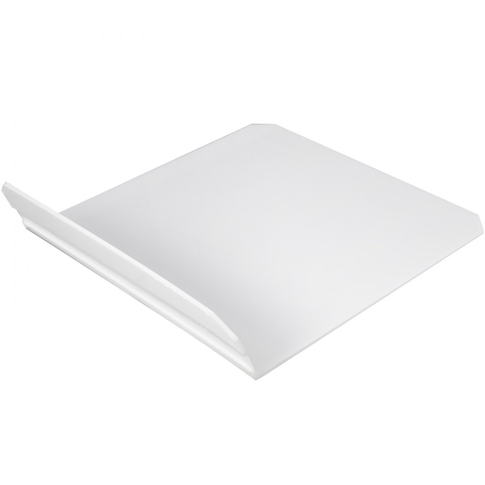 VEVOR Guarnizione Compattatore Piastra Tappetino con Clip di Montaggio 48,5 x 49 x 0,6 cm, Kit di Copertura della Piastra di Base con Morsetti di Montaggio