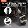 VEVOR Kit Compressore a Molla Ammortizzatore per Auto Capacità max. 4,5 Tonnellate in Acciaio 45#, Kit di Compressore a Molla 3 Pezzi Valigetta Portatile Rimozione Molle di Sospensione per Auto SUV