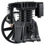 VEVOR Testata per Compressore d’Aria 3,73 kW 351L/min 2 Cilindri Monostadio, Pompa Lubrificata a Olio, Struttura in Ghisa, Pressione Massima 10 Bar, Ideale per Falegnameria, Officina e Autoriparazione