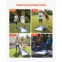 VEVOR Set di Gioco Cornhole Portatile da Tavolo, Tavole Pieghevole da Gioco, Tavola da Lancio Portatile in Alluminio, Gioco Cornhole per Adulti, 8 Sacchetti di Fagioli, 915 x 610 x 255 mm