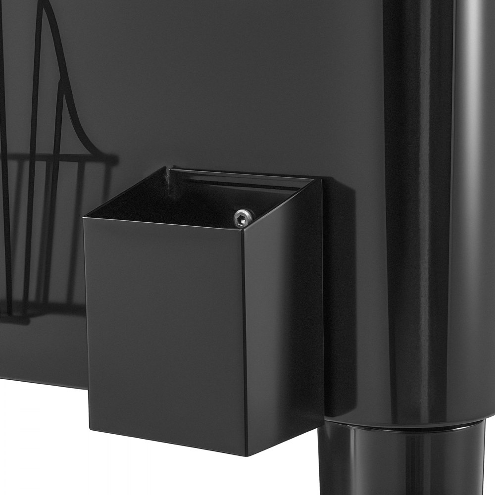 VEVOR Ghiacciaia Mobile da 75,71 L, Può Contenere Fino a 50 Bottiglie/110 Lattine, Carrello Portatile per Bevande da Bar per Feste, Contenitore per Bevande con Cestino Laterale e Apribottiglie, Nero