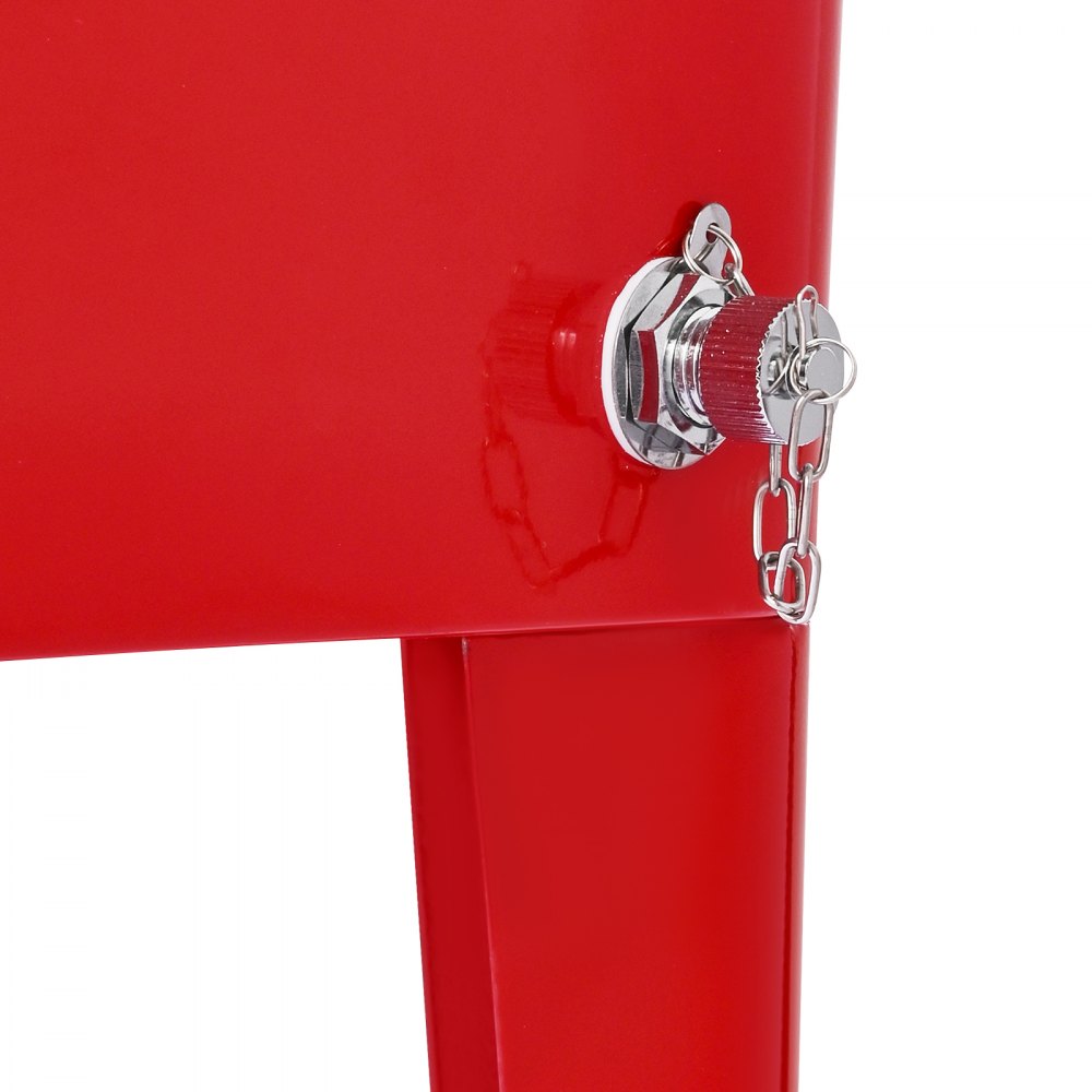 VEVOR Ghiacciaia Mobile da 75,71 L, Può Contenere Fino a 50 Bottiglie/110 Lattine, Carrello Portatile per Bevande da Bar per Feste, per Bevande con 4 Ruote Girevoli 2 con Freni, Apribottiglie Rosso
