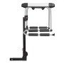 VEVOR Hitch Mounted Ski & Snowboard Rack, Fits 50 mm Receiver, Carries up to 6 Pairs of Skis or 4 Snowboards, Hitch-Mounted Rack for Car with Key Lock, Security Strap, Tilt Access, Rubber Padding