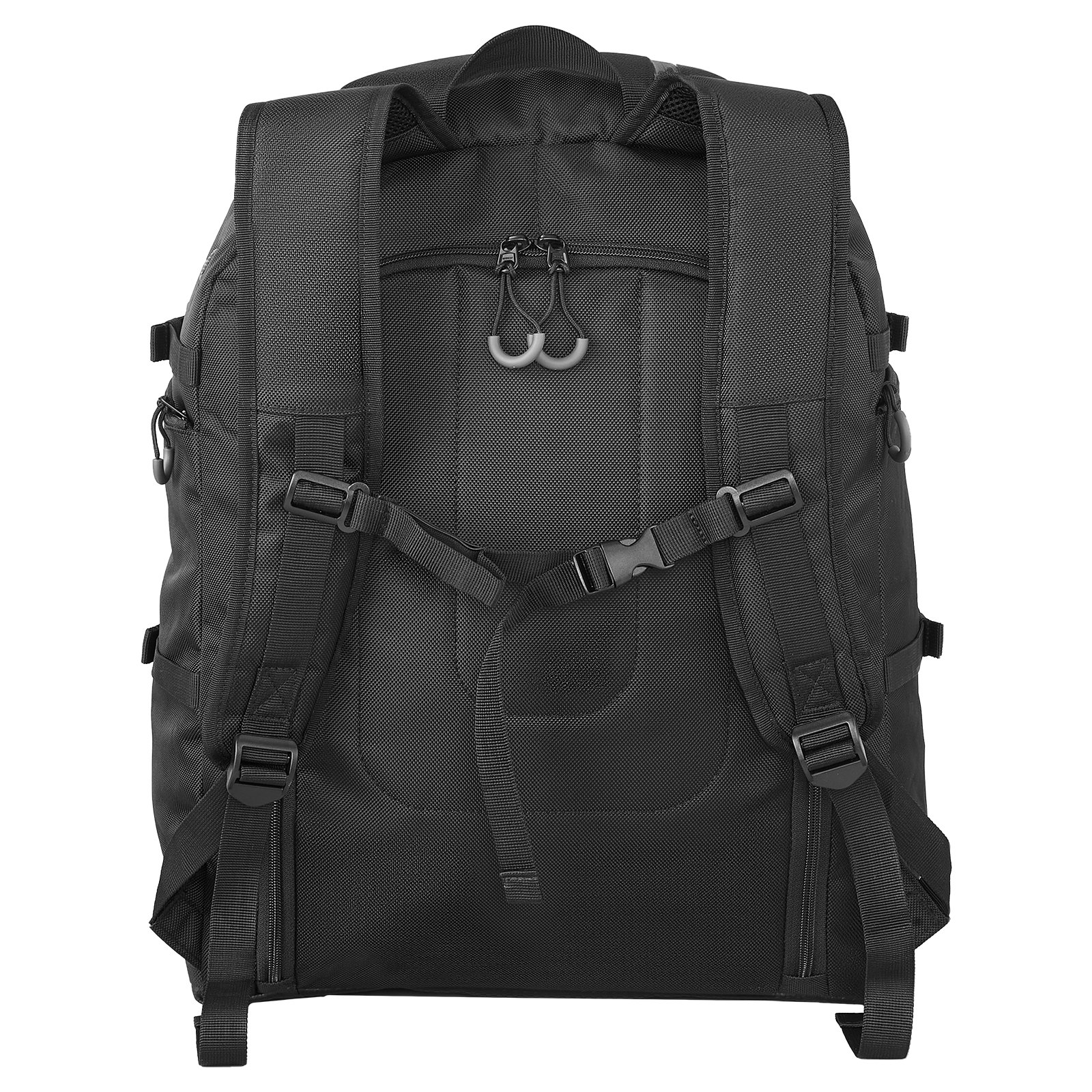 VEVOR Ski Boot Bag, 70L, Snowboard Boots Travel Backpack for Men Women, with Waterproof Exterior & Bottom, Durable 1680D Oxford, Bag for Skis, Snowboard, Helmet, Goggles, Gloves, Accessories (Black)