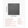 VEVOR Pietre da Giardino 395 x 395 mm Pietre Decorative con Picchetti, 16 Pezzi, Pavimentazione in Plastica Resistente alle Intemperie, Superficie Liscia, Passerelle Esterne per Prato, Patio, Grigio