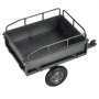 VEVOR Rimorchio da Giardino per Rimorchio per ATV UTV, Carrello Ribaltabile in Acciaio Pannello Posteriore Rimovibile, Carrello da Giardino per Trasporto per Tosaerba Carico max. 227 kg