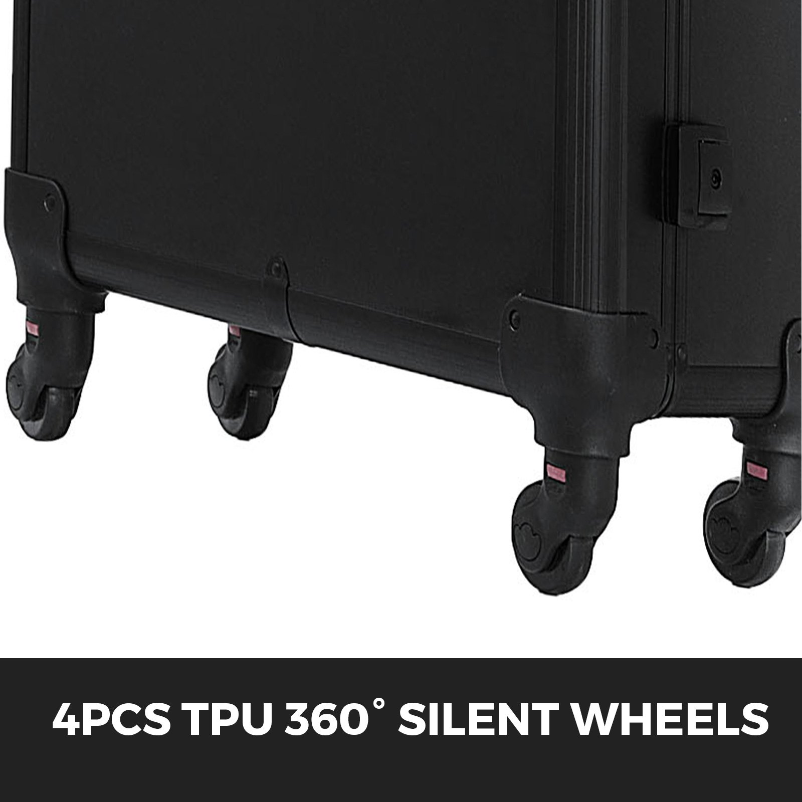 VEVOR 2 nel 1 Valigetta per Trucco Professionale con Specchio 6 Lampadine e Cassetti Carrello Valigia per Porta Cosmetici