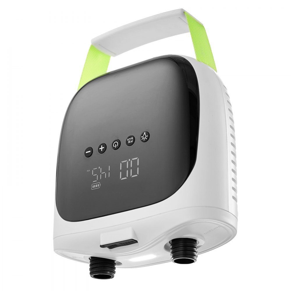 VEVOR Pompa per Sup, a Batteria Ricaricabile, Pompa d'Aria Portatile per SUP a Doppio Stadio con Funzione di Spegnimento Automatico e Sgonfiaggio, per Paddle Board Gonfiabili, Tende e Materassini