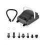VEVOR Pompa per Sup, 7 Ugelli di Gonfiaggio, Pompa ad Aria SUP a Doppio Stadio con Funzione di Spegnimento Automatico e Connettore per Auto a 12 V CC, per Paddle Board Gonfiabili, Tende e Materassini