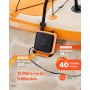 VEVOR Pompa per SUP ad Alta Pressione, Pompa ad Aria SUP a Doppio Stadio con Funzione di Spegnimento Automatico e Connettore per Auto a 12 V CC Ideale per Paddle Board Gonfiabili, Tende e Materassini