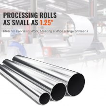 VEVOR Macchina per Laminazione a Rullo Larghezza max. Formatura 320 mm Capacità di Calibro 20, Macchina Piegatrice per Laminazione a Rulli Scorrevoli per Lamiere con 2 Rulli Staccabili per Laminazione