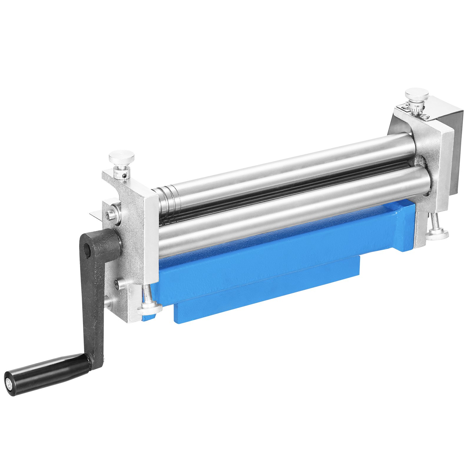 VEVOR Macchina per Laminazione a Rullo Larghezza max. Formatura 320 mm Capacità di Calibro 20, Macchina Piegatrice per Laminazione a Rulli Scorrevoli per Lamiere con 2 Rulli Staccabili per Laminazione