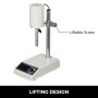 VEVOR 1000ml FSH-2A Omogeneizzatore ad alta velocità Omogeneizzatore in Acciaio Inossidabile Dispenser da Laboratorio Omogeneizzatore Meccanico
