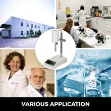 VEVOR 1000ml FSH-2A Omogeneizzatore ad alta velocità Omogeneizzatore in Acciaio Inossidabile Dispenser da Laboratorio Omogeneizzatore Meccanico