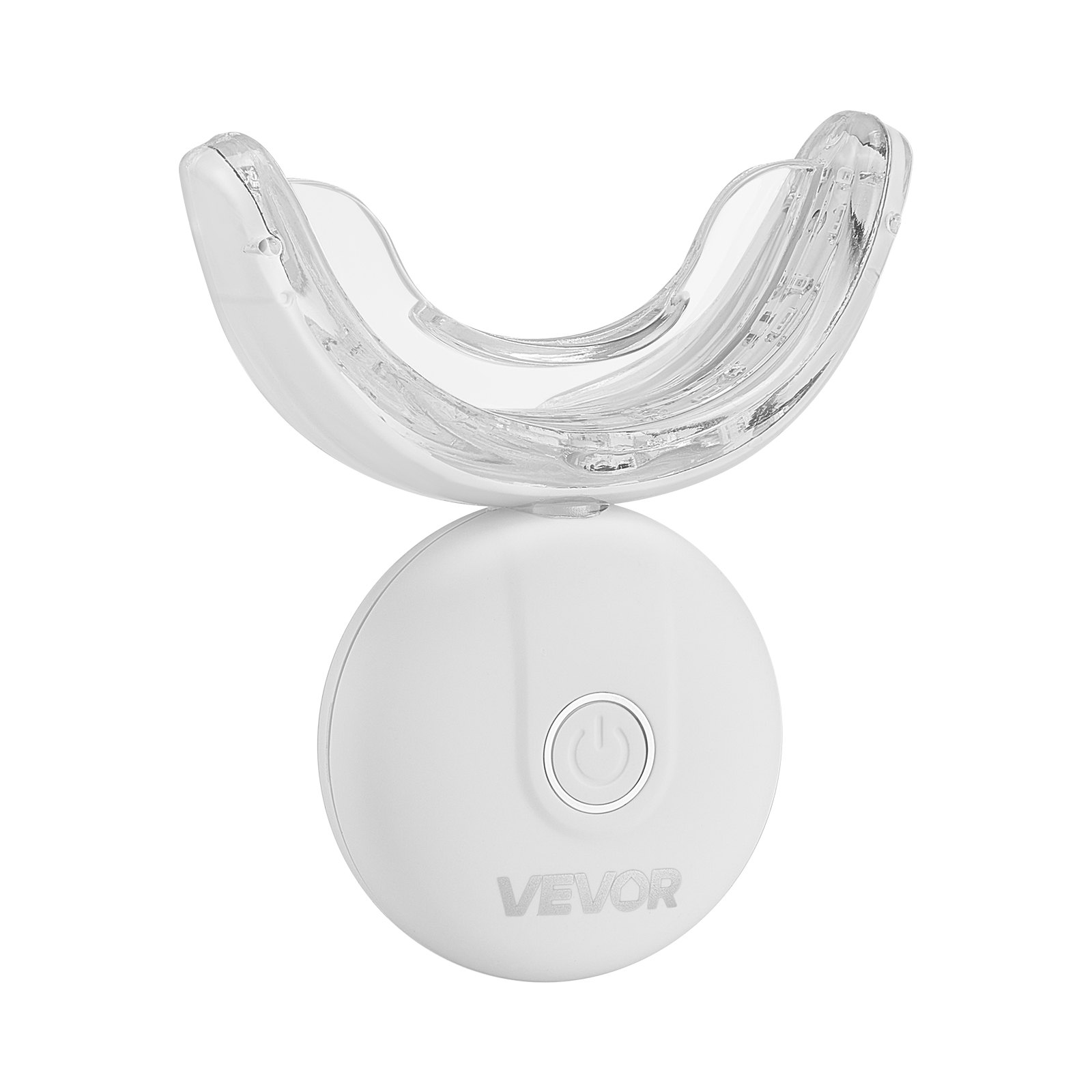 VEVOR Kit Sbiancante per Denti con Luce LED, 32 Luci Acceleratrici a LED, Siringa per Gel Sbiancante, Vassoio a U, Penne e Siringhe di Gel, Kit Portatile Wireless che Rimuove le Macchie Ostinate